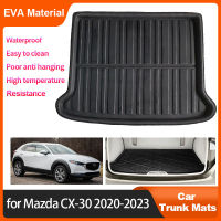 รถ Trunk Mat สำหรับ Mazda CX-30 CX30 CX 30 2023 2022 2021 2020อุปกรณ์เสริมด้านหลัง Cargo Liner Protector Pad กันน้ำ EVA วัสดุ