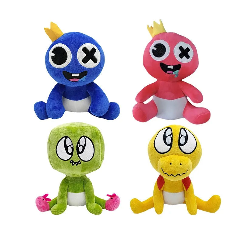 23cm Rainbow Friends Baby Plush Toys Cute Blue Monster Cartoon