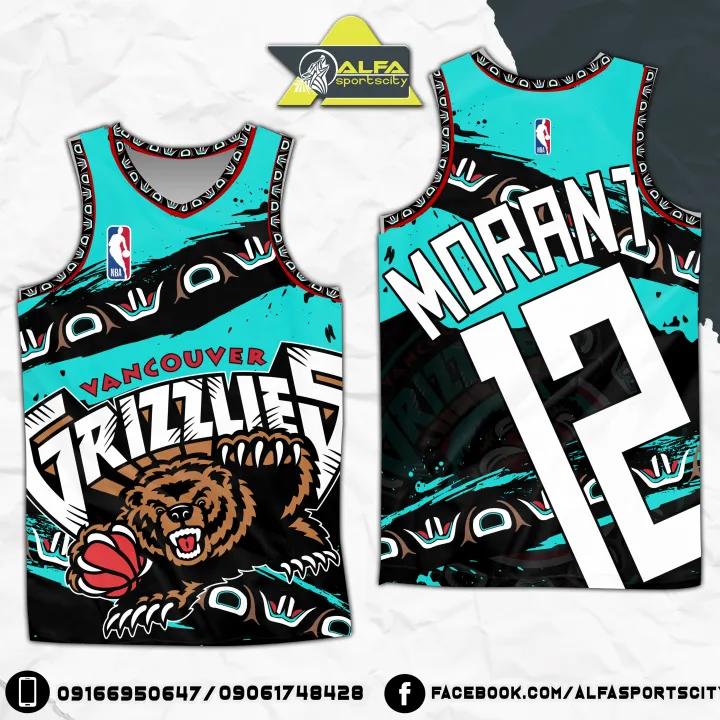 NEW DESIGN - VANCOUVER GRIZZLIES JA MORANT - FULL SUBLIMATION ...