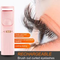 【CW】 New Electric Heated Curler Lasting Eyelashes Lifting Curling Tools Makeup USB Curl C2B3