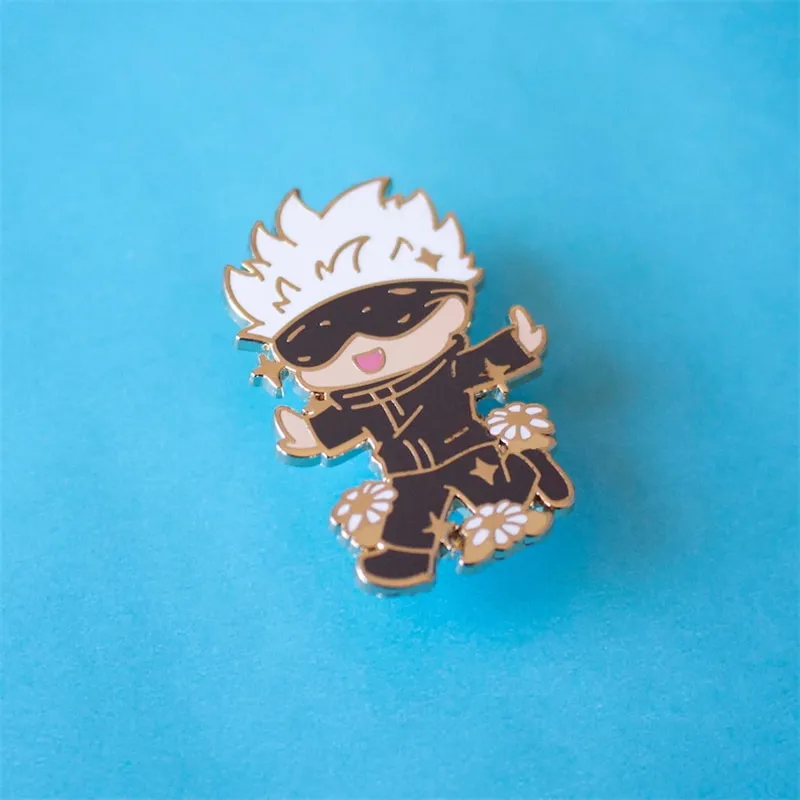 Spell Cartoon Brooch Gojo Satoru Kitten Bag Accessories Metal Badge  Wholesale Cute Pins Anime Lapel Pins and Badges Backpack Pin - AliExpress