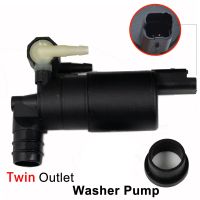 ][= Windshield Washer Pump Twin Outlet Water Motor For Peugeot 307 607 807 106 107 308 207 208 508 5008 643475 8200194414 96415