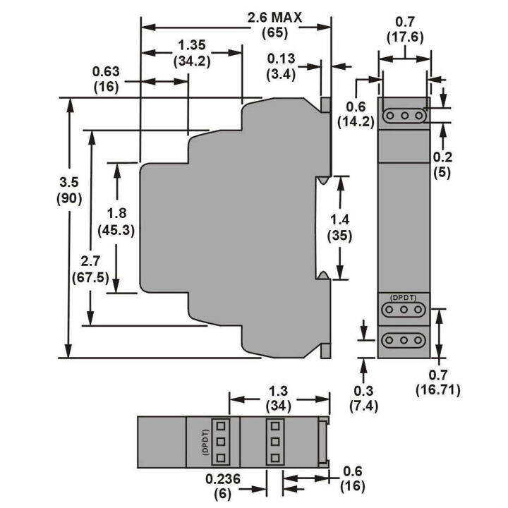 รีเลย์กลาง16a-5a-ขนาดเล็ก12-240v-วัสดุ-pa66รีเลย์ช่วย