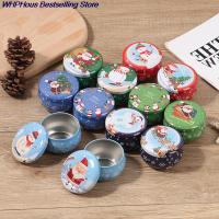 1pc Christmas Personality Candy Box Drum-shaped Candy Cookie Box Festive Party Supplies Rose Tea Pot Tin Box Small Fresh Storage Boxes
