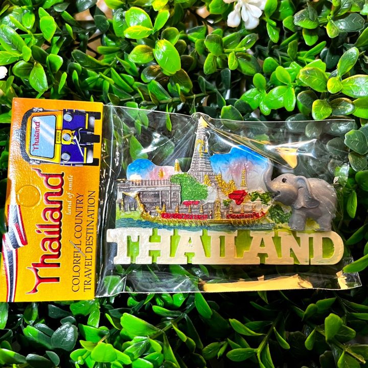 magnet-แม่เหล็ก-ของตกแต่งบ้าน-ของชำร่วย-ของฝาก-ของที่ระลึก-souvenir-thailand-color-thailand-ขายยกแพ็ค-1-แพ็ค-10-ขิ้น-มี-6-สี