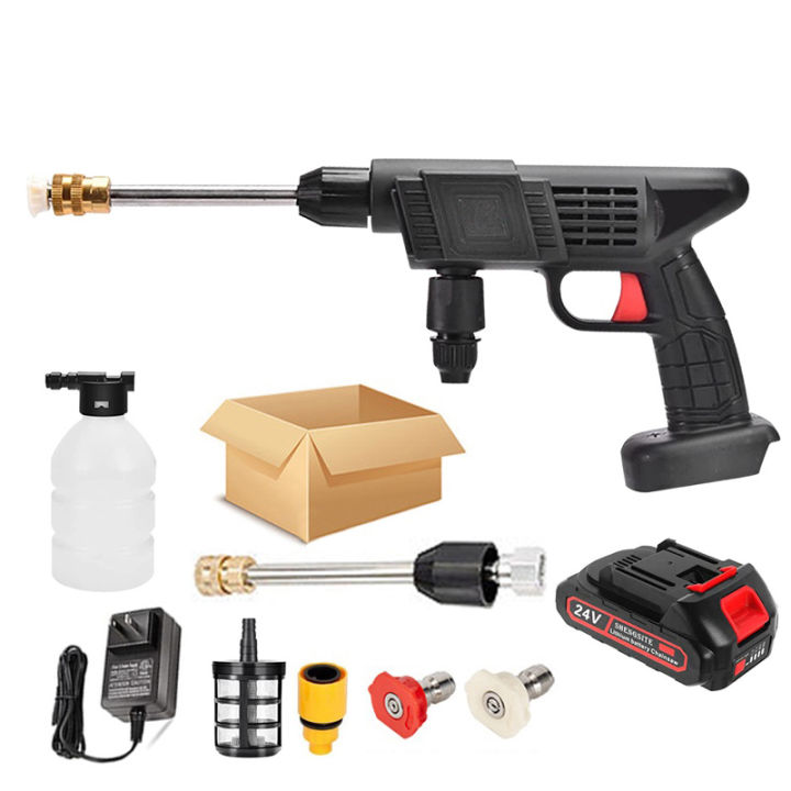 High-pressure water gun 24V High-pressure water gun Wireless Portable ...