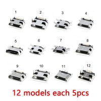 ❦ 240Pcs/box 24 Models Micro USB Connector Kit Socket Jack USB Connectors Set for MP3/4 Lenovo ZTE Huawei Samsung SONY Xiaomi HTC