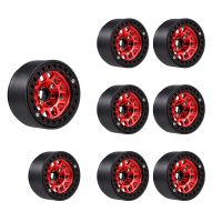 4PCS 1.9 Metal Beadlock Wheel Hub Rim for 1/10 RC Crawler Axial SCX10 90046 AXI03007 Traxxas TRX4 RedCat D90