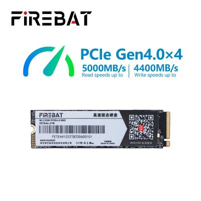 FIREBAT SSD NVME M.2 PCIE4.0 512กิกะไบต์1ไตรโลไบต์2ไตรโลไบต์ M2 2280ภายในฮาร์ดดิสก์แข็งสำหรับ Diy เกมคอมพิวเตอร์แล็ปท็อปโน๊ตบุ๊ค