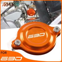 ♕ 690 ENDURO R Engine Oil Filter Tank Cover Cap Motorcycle Accessories For KTM 690 DUKE R 690 SMC R SMCR 2008 - 2020 2021 2022