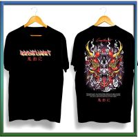 520 เสื้อยืด LELAKI JAPAN ONI DEMON GREAT Original Jepun T-Shirt 500