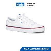 KEDS WF61188 รองเท้าผ้าใบ แบบผูกเชือก รุ่น JUMP KICK TWILL สีขาว