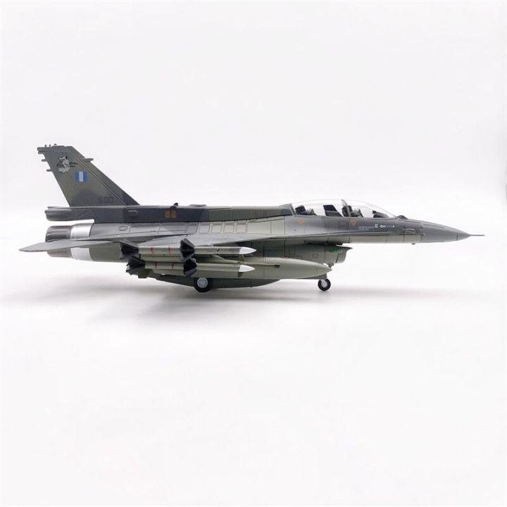 1-72แบบจำลองของอัลลอยหล่อตายสำหรับเครื่องบินทหารกองทัพอากาศกรีก-f-16d-mira-phantom-นักรบนกเหยี่ยวแสดงของขวัญ