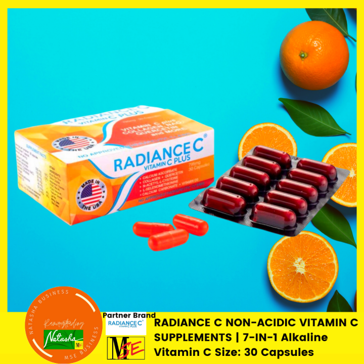 MSE RADIANCE C NONACIDIC VITAMIN C SUPPLEMENTS 30 CAPSULES 100