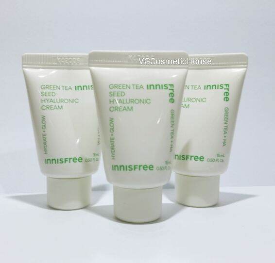 Innisfree Green Tea Seed Hyaluronic Cream 15ml Travel Size Lazada Indonesia 1849