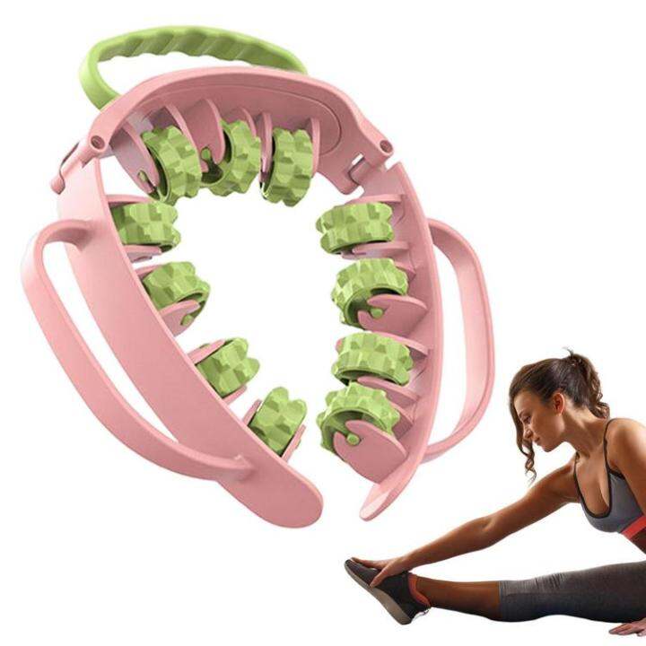 leg-clamp-roller-neck-and-shoulder-massager-with-roller-ball-360massage-ring-shaped-leg-massage-roller-detachable-cellulite-roller-for-thighs-sturdy