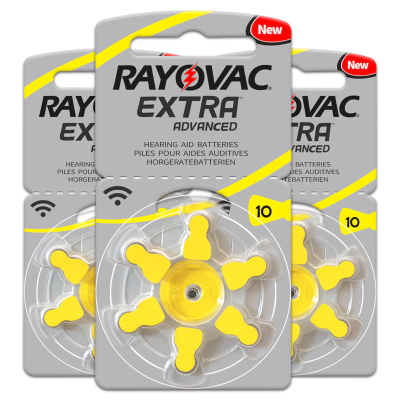 60 PCS RAYOVAC EXTRA Zinc Air Performance Hearing Aid Batteries A10 10A 10 PR70 Hearing Aid Battery A10 Free Shipping