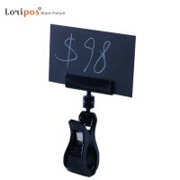 【YD】 A5 Name Blank Writing Board Display Signboard Price Tag Cards Chalkboard Labels Small Chalk Sign With Clip   Loripos