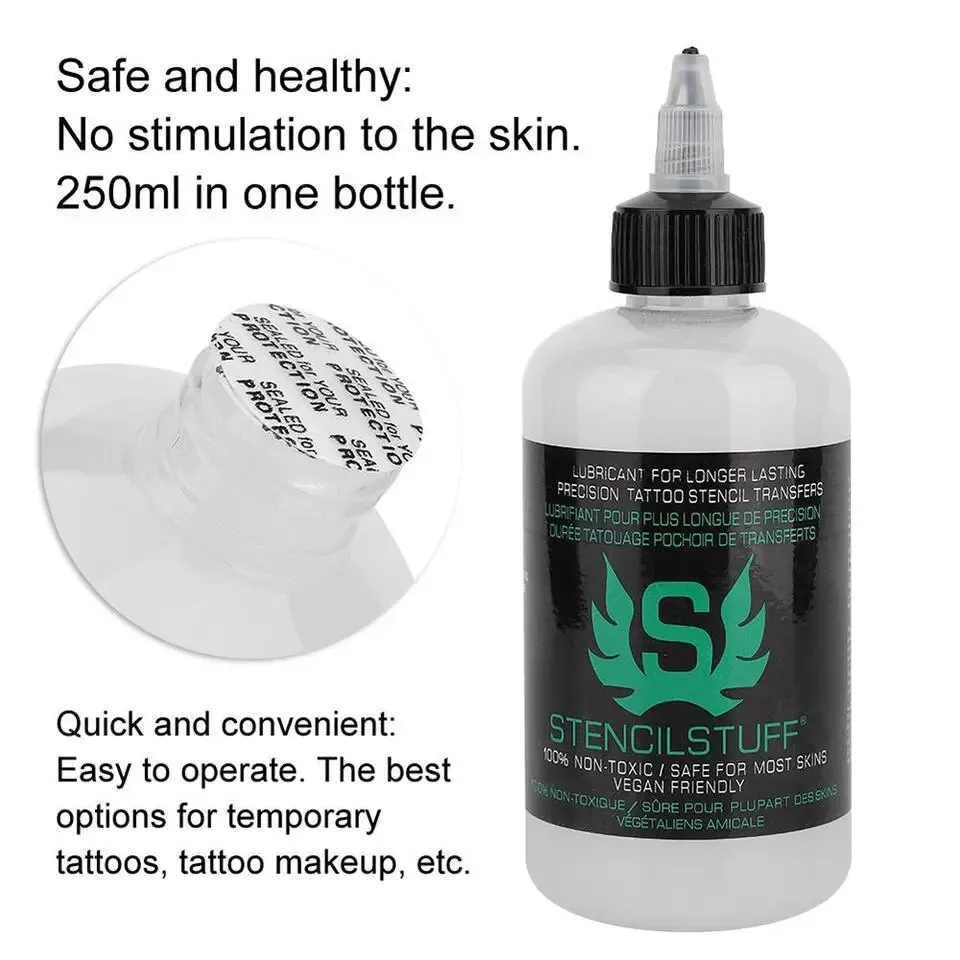 30/120/250ML Professional Tattoo Stencil Magic Gel Thermal Copier Tattoo  Transfer Stuff Solution Cream Tattoo Ink Set