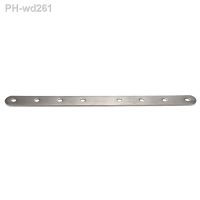 Corner Bracket Metal 8 Hole Flat Straight Design Corner Brace Angle Bracket 250 x 20mm Stainless Steel Silver