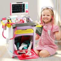 【hot】✒◈  24pcs/set Lights Doctor accessories doctor medical set equipment house Interactive baby gift