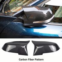 For BMW 1 2 3 4 X Series Rear View Side Mirror Cover F20 F21 F22 F23 F30 F32 F36 X1 E84 F87 M2 Carbon fiber pattern Accessories