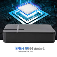 กล่องโทรทัศน์ดิจิทัลรับสัญญาณ Wi-Fi ภาคพื้นดินความละเอียด HD ขนาดเล็ก K2พร้อมรีโมทคอนโทรล100-240V(AU)