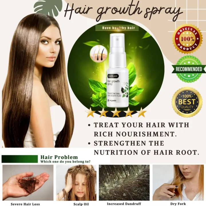 Organic Caizilan Hair Growth Spray. keratin hair treatment, hair tech hair  grower belo, herbal hair dye