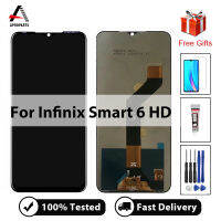 6.6นิ้วเดิมสำหรับ Infinix สมาร์ท6 HD X6512จอแสดงผล LCD Touch Screen Digitizer สมัชชาอะไหล่แผงสัมผัสด้วยเครื่องมือฟรี