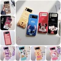 ✜☫✆ เคสโทรศัพท์มือถือ กันกระแทก ลายการ์ตูนมอนสเตอร์น่ารัก สําหรับ Samsung Galaxy Z Flip 4 Z Flip 3 Z Flip 4 Z Flip 4 Z Flip 3