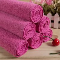 Floor cleaning cloth 30*80cm Rose color microfiber cloth towel Rag without detergent By SGS certificate have patent mop slippers Dish Cloth  Towels