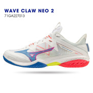 Giày cầu lông nam nữ Mizuno Wave Claw Neo 2 màu trắng 71GA227010 mẫu mới