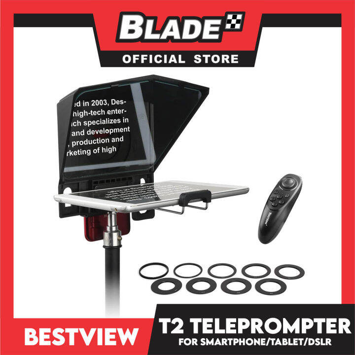 Bestview/Destview T2 Teleprompter for Smartphone Tablet DSLR Camera