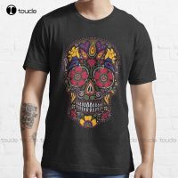 New Day Of The Dead Sugar Skull Dark T-Shirt White T Shirts Cotton Tee S-5Xl XS-4XL-5XL-6XL