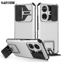 Vantime สำหรับ Honor X7 เคสโทรศัพท์สไลด์ฝาครอบกล้อง Kickstand Hard เกราะกันกระแทกฝาหลัง