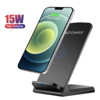 ZZOOI 6097 Wireless Charger Dock Station For iPhone 13 12 pro Induction  Chargers Fast Charging For Xiaomi Samsung series Phone Holder