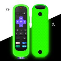 เคสป้องกันซิลิโคนสำหรับรีโมท Roku Voice Pro 2021 Roku Ultra 4800R รีโมทคอนโทรล R เคสกันกระแทกสำหรับ Roku YKQ3824ทีวีรีโมทคอนโทรล