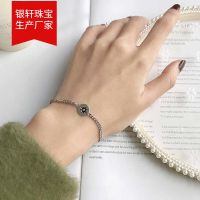 [COD] 925 Personality Couple Design Fashion Student Hand Jewelry