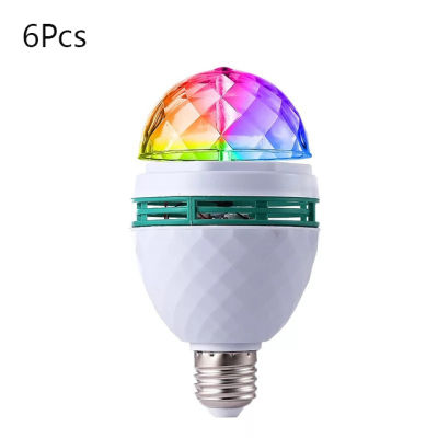 E27 Colorful Auto Rotating Stage Disco Light LED RGB Lamp Bulb Party Light Decoation For Home Bar Lighting LED Home Decor