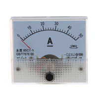 85C1 DC 0-50A Rectangle Analog Panel Ammeter Gauge