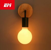 Modern simple iron art led wall light with plug Led Wall Lamp iron Light Bedroom Lighting Living Room Wall Lights E27 XBD0013