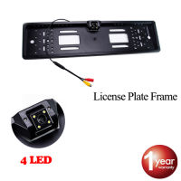 Hippcron Car Frame Camera Plate License EU Euro Type Night Vision Rear View Reverse Camera Parktronic Back Up Waterproof LED