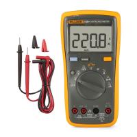 FLUKE F15B+ 4000 Counts Multimeter Portable Digital Multimeter Handheld Voltmeter Ammeter Voltage Meter Universal Meter Measuring AC/DC Voltage Resistance Capacitance Diode Continuity