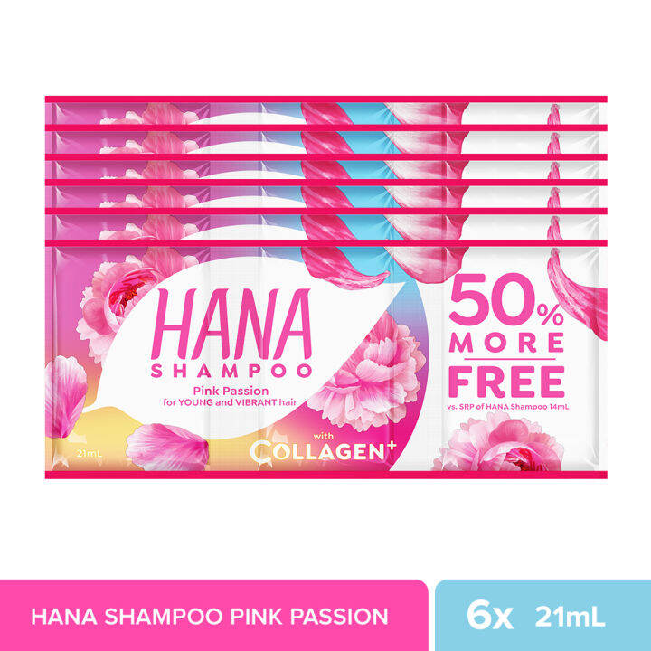 Hana Shampoo Pink Passion 6x21ml Lazada PH