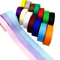 【hot】！ 5 yards Grosgrain 6 10 15 20 25 40 50 mm for Wrapping Hair Bows Wedding Decoration