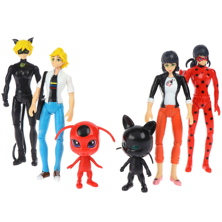 [JP TOY] 6Pcs Miraculous Ladybug Action Figure Doll Toy Gift Collection ...