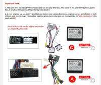 Navifly car radio player Optional canbus cable For Hyundai IX45 / Tucson Toyota Subaru