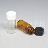 【CW】 50Pcs Glass Bottles Medicine Sample Vials Laboratory Reagent Containers with Screw Lids 2ml 3ml 5ml 10ml