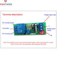 PANTHON DC 5V 12V 24V โมดูลรีเลย์หน่วงเวลา0.2S-300นาที4ช่วงเวลาสวิตซ์ตัดการเชื่อมต่อการปิดเครื่องล่าช้าสำหรับการปิดอัตโนมัติเมื่อหมดเวลา