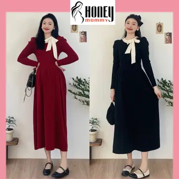 Đầm Bầu Dự Tiệc Đi Chơi Váy Bầu Voan Dáng Dài Cao Cấp Sang Chảnh Phong Cách  Tiểu Thư Vintage HD2981 Honey Mommy - Đầm bầu | ThờiTrangNữ.vn